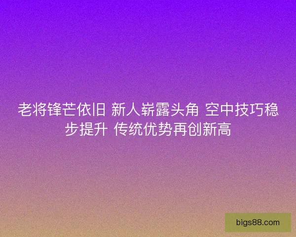 老将锋芒依旧 新人崭露头角 空中技巧稳步提升 传统优势再创新高